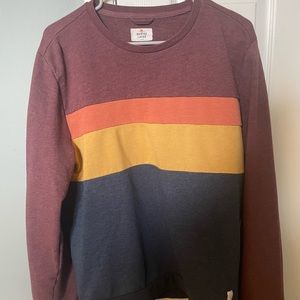 Jordan Crew Sweatshirt in Andora/Navy Colorblock - Men’s size LARGE